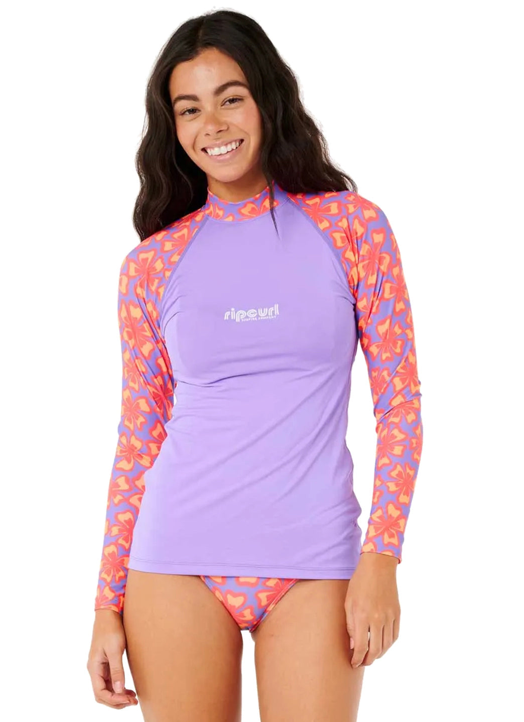 Rip Curl Women's Neon Isles Long Sleeve UPF 50+ Rash Guard