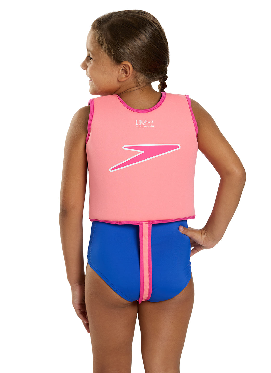 Speedo Girls' Learn To Swim Printed Neoprene Swim Vest (2yrs-6yrs)