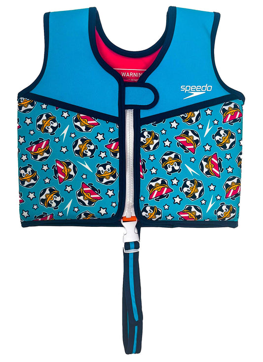 Speedo Boys' Learn To Swim Printed Neoprene Swim Vest (2yrs-6yrs)