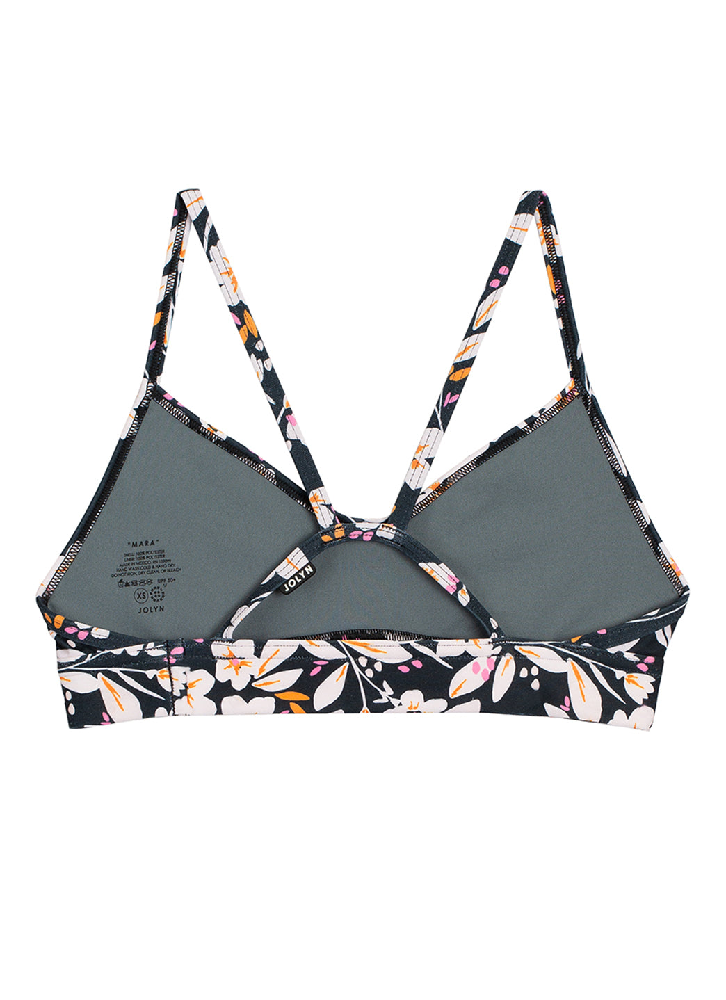JOLYN Women's Printed Mara Bikini Top