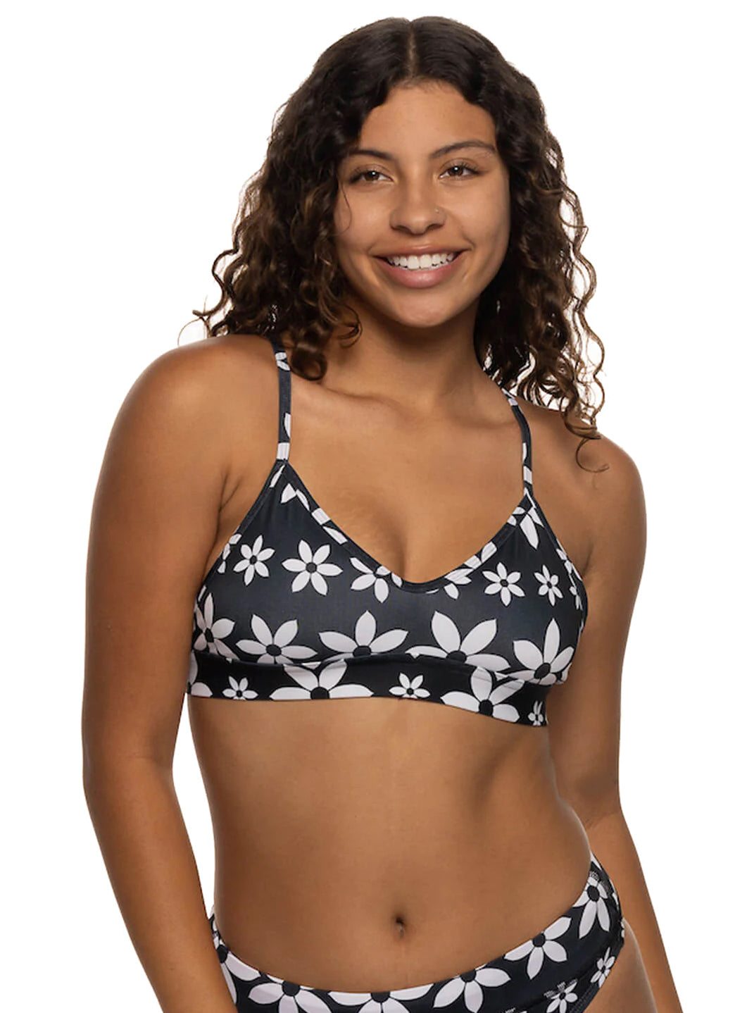 JOLYN Women's Printed Mara Bikini Top