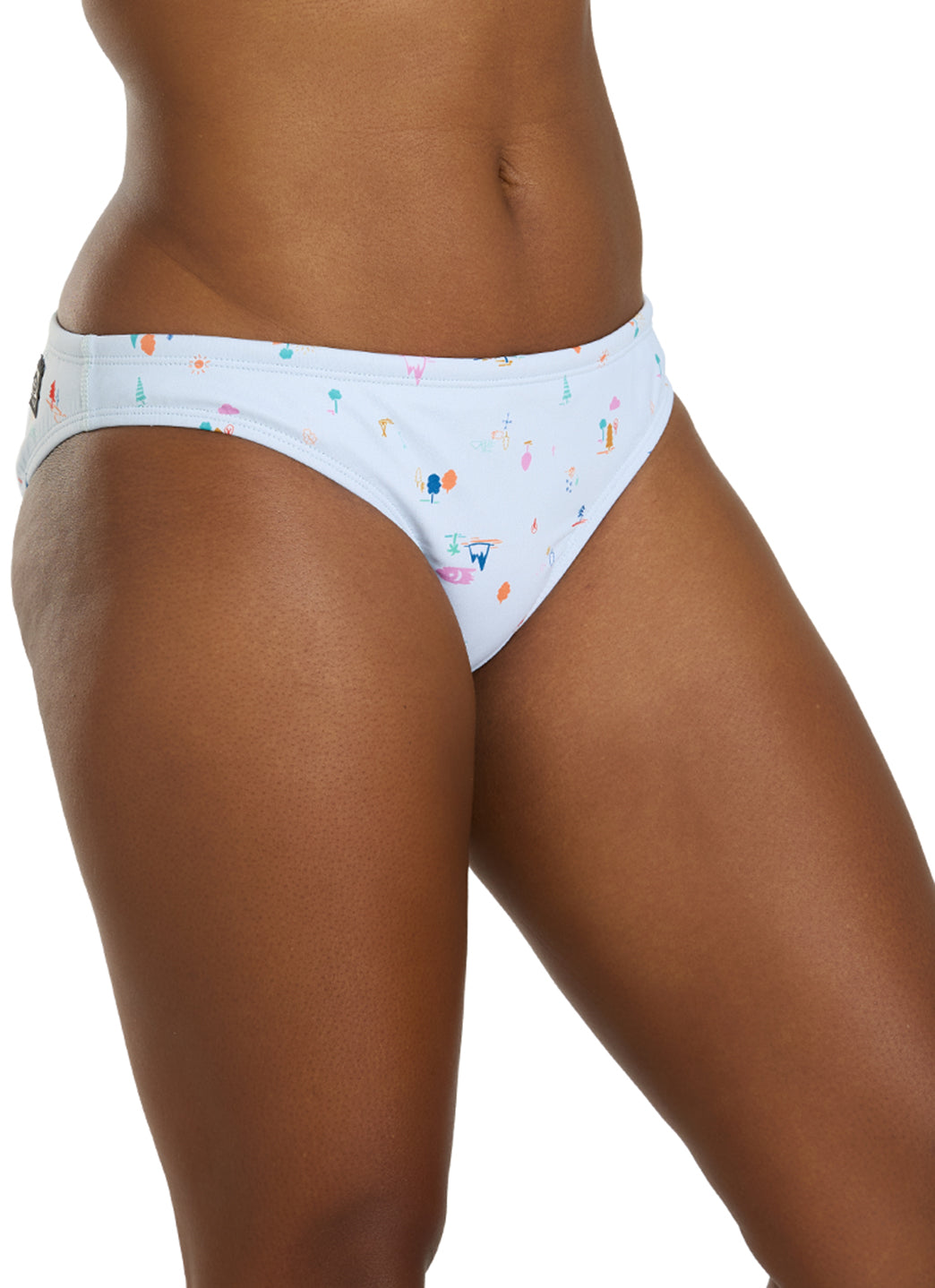 JOLYN Women's Printed Andy Bikini Bottom
