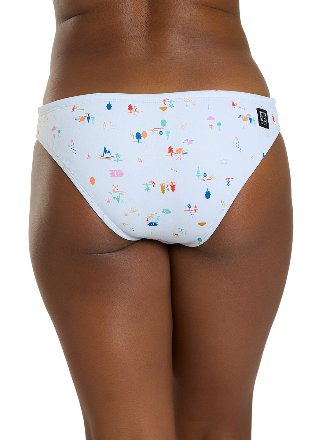 JOLYN Women's Printed Andy Bikini Bottom