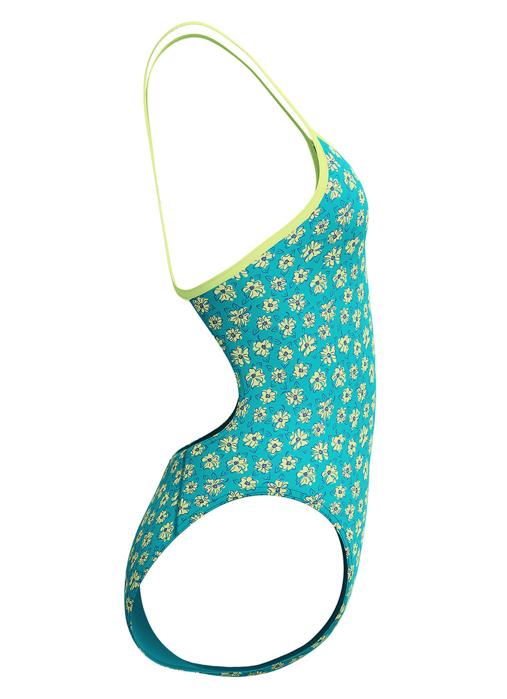 Speedo Women's Printed Turnback One Piece Swimsuit