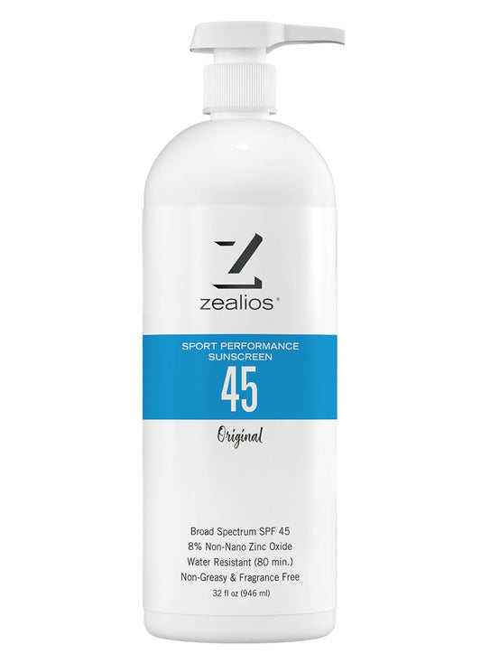 Zealios Skin Care Sport Performance SPF 45 Sunscreen Original
