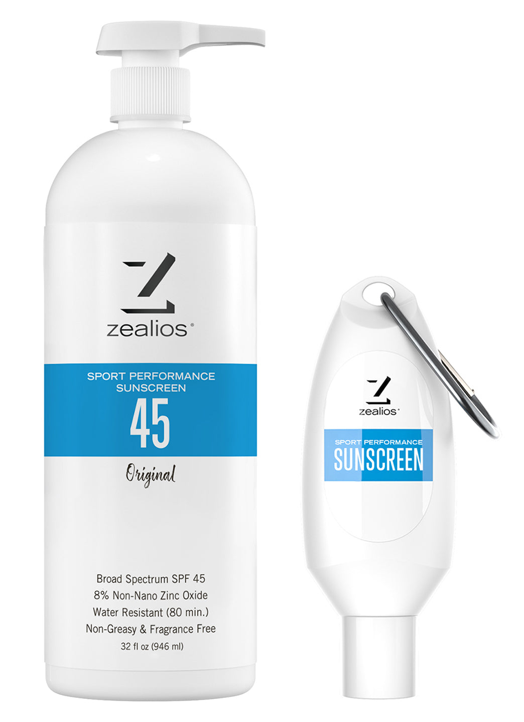 Zealios Skin Care Sport Performance SPF 45 Sunscreen Original
