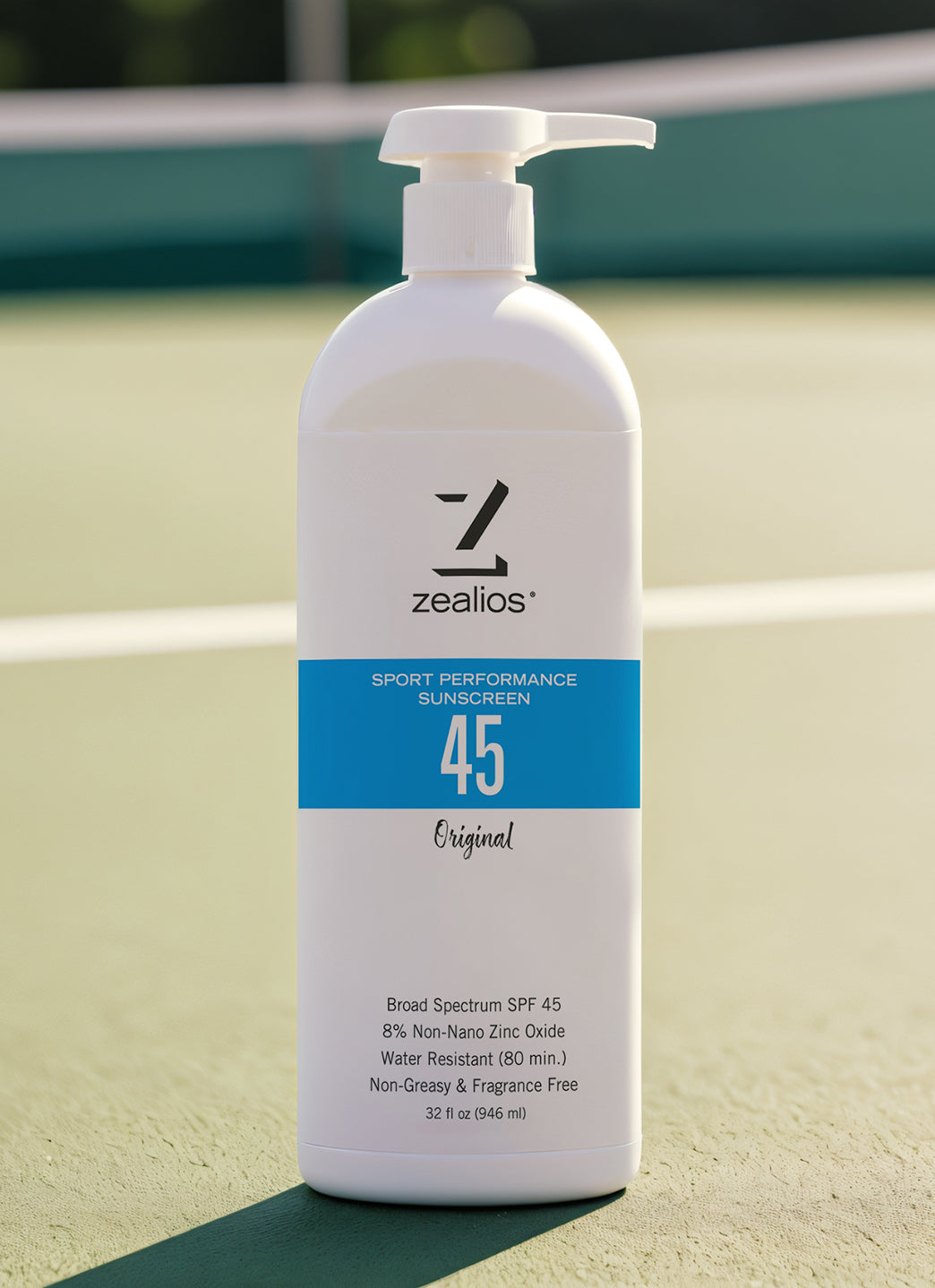 Zealios Skin Care Sport Performance SPF 45 Sunscreen Original