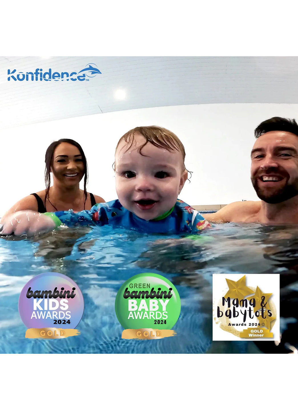 Konfidence Splashy Sunsuit Made With e-Flexâ„?(Baby)