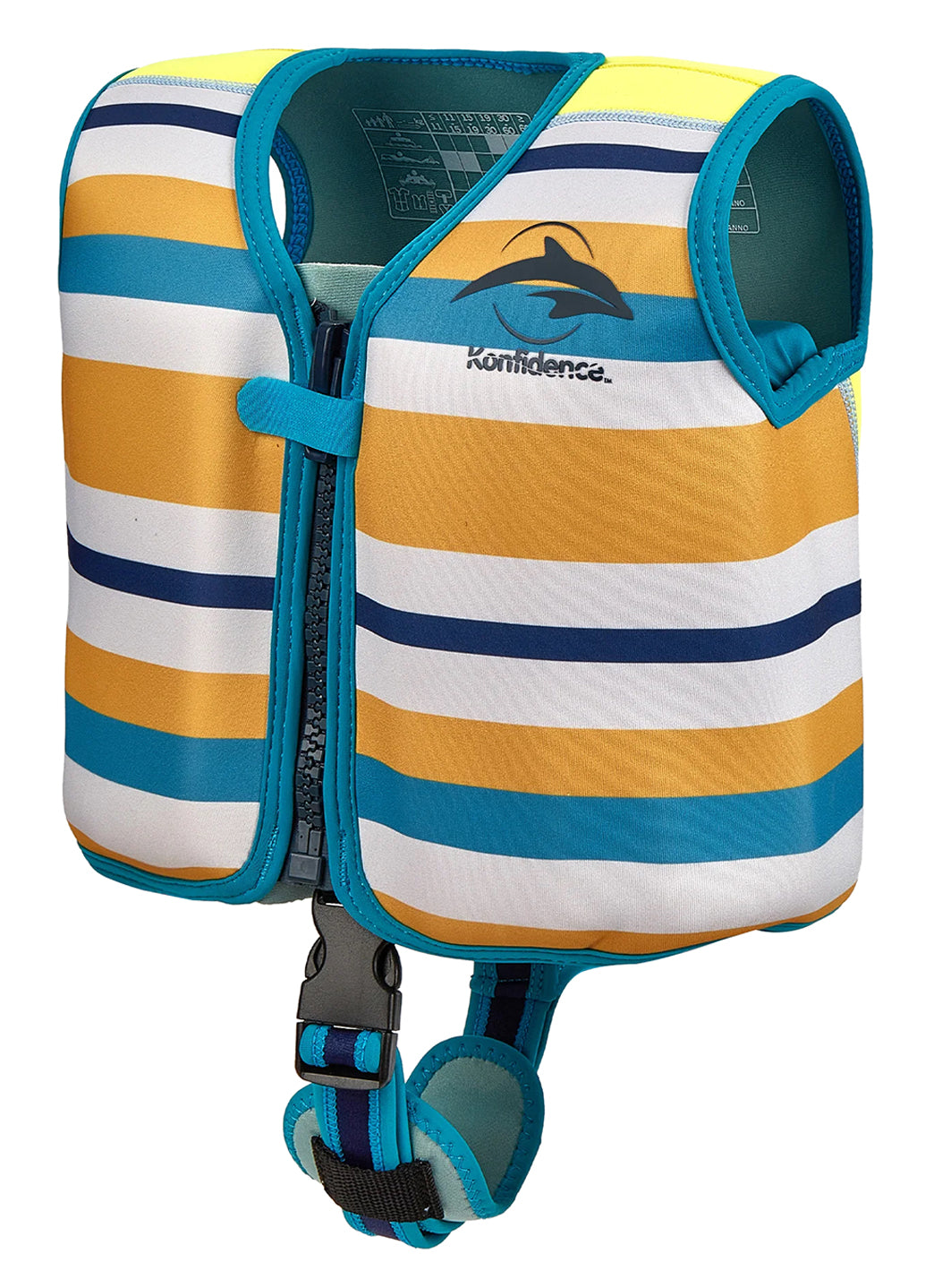 Konfidence Adjustable Buoyancy Swim Vest (Toddler, Little Kids, Big Kids)