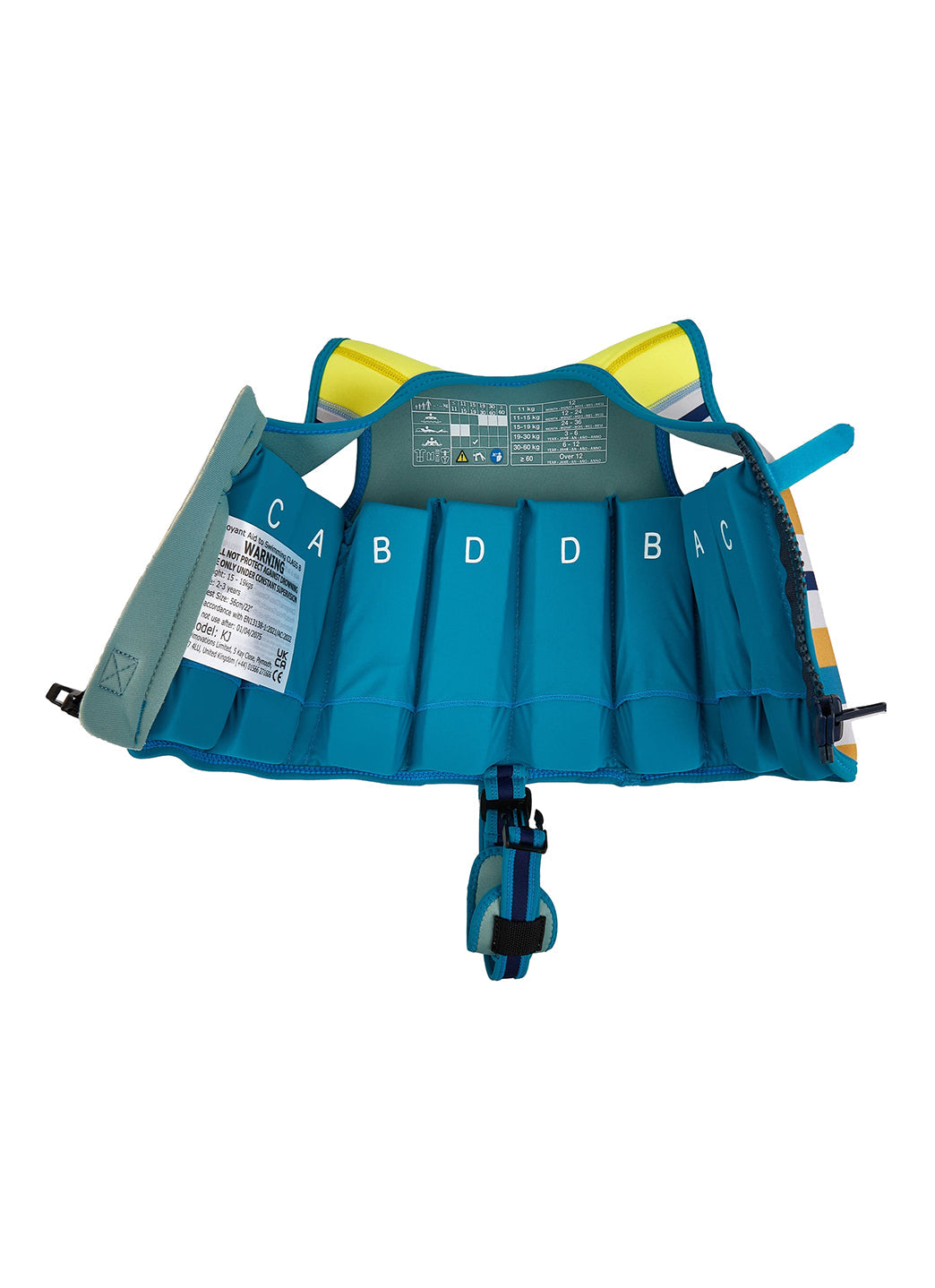 Konfidence Adjustable Buoyancy Swim Vest (Toddler, Little Kids, Big Kids)