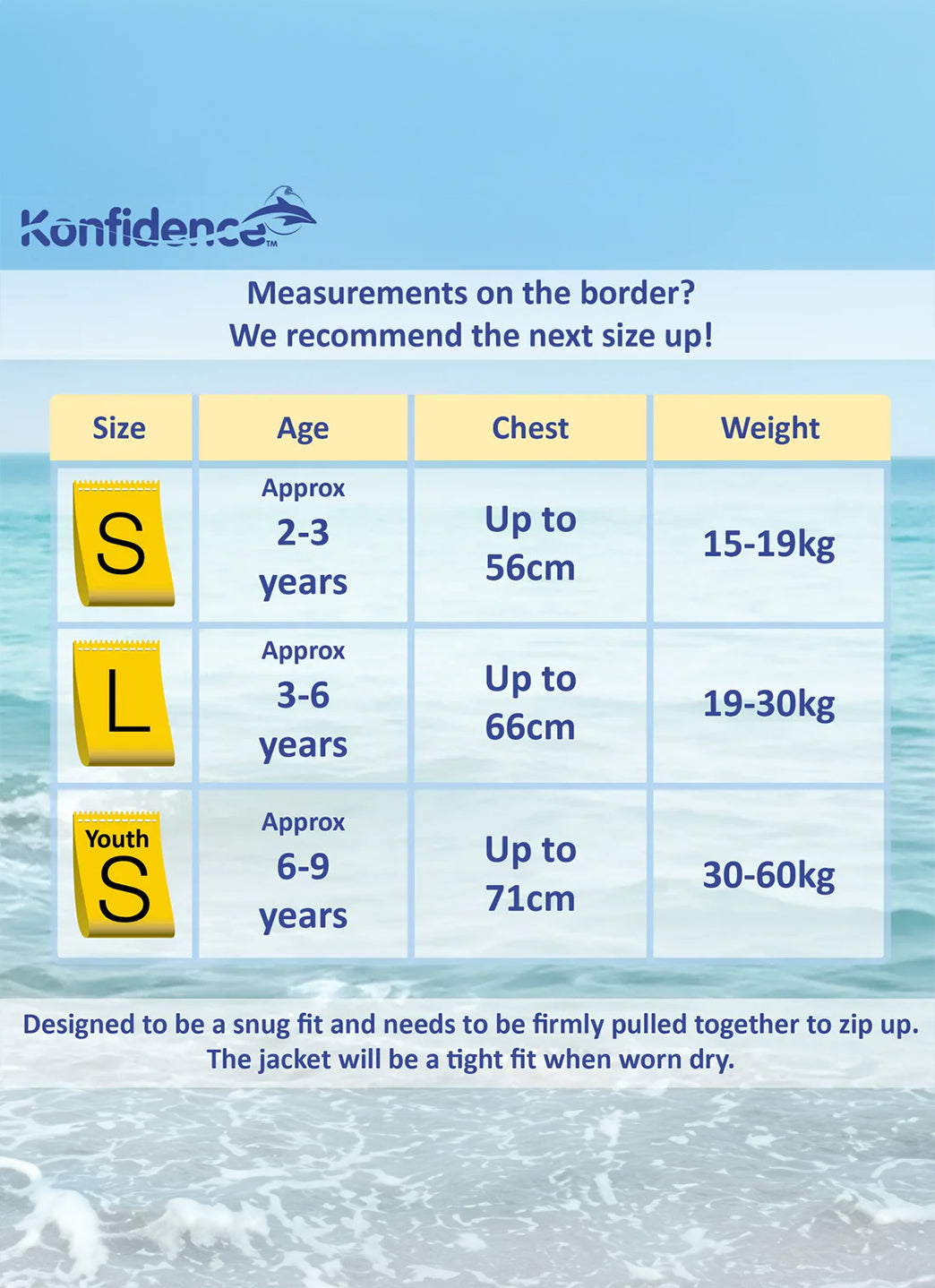 Konfidence Adjustable Buoyancy Swim Vest (Toddler, Little Kids, Big Kids)