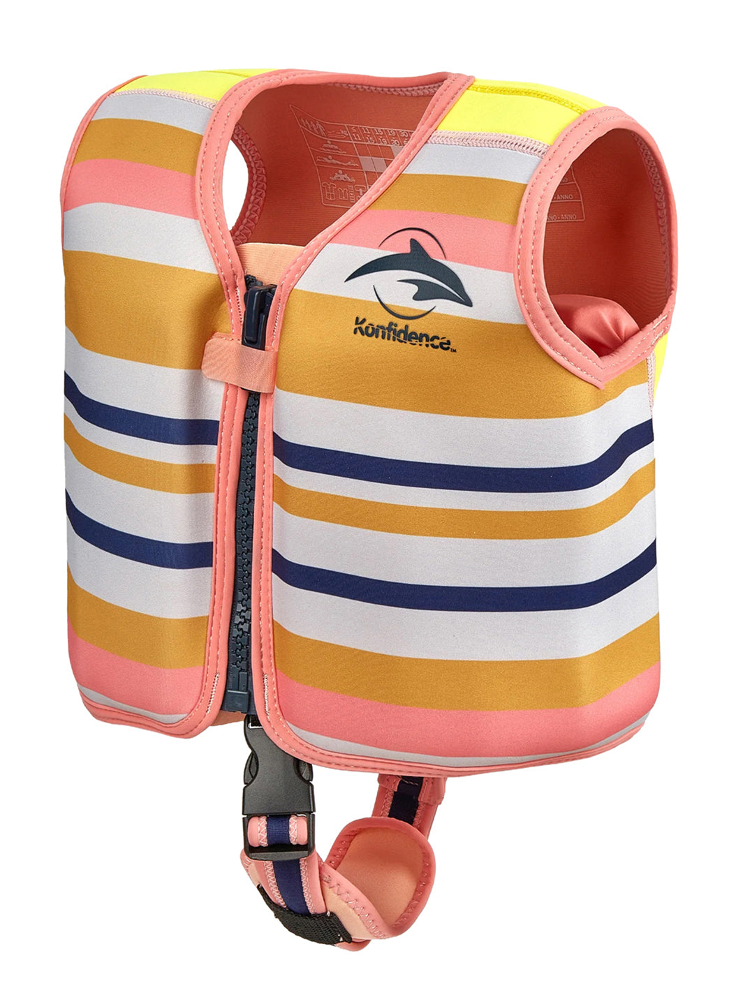 Konfidence Adjustable Buoyancy Swim Vest (Toddler, Little Kids, Big Kids)