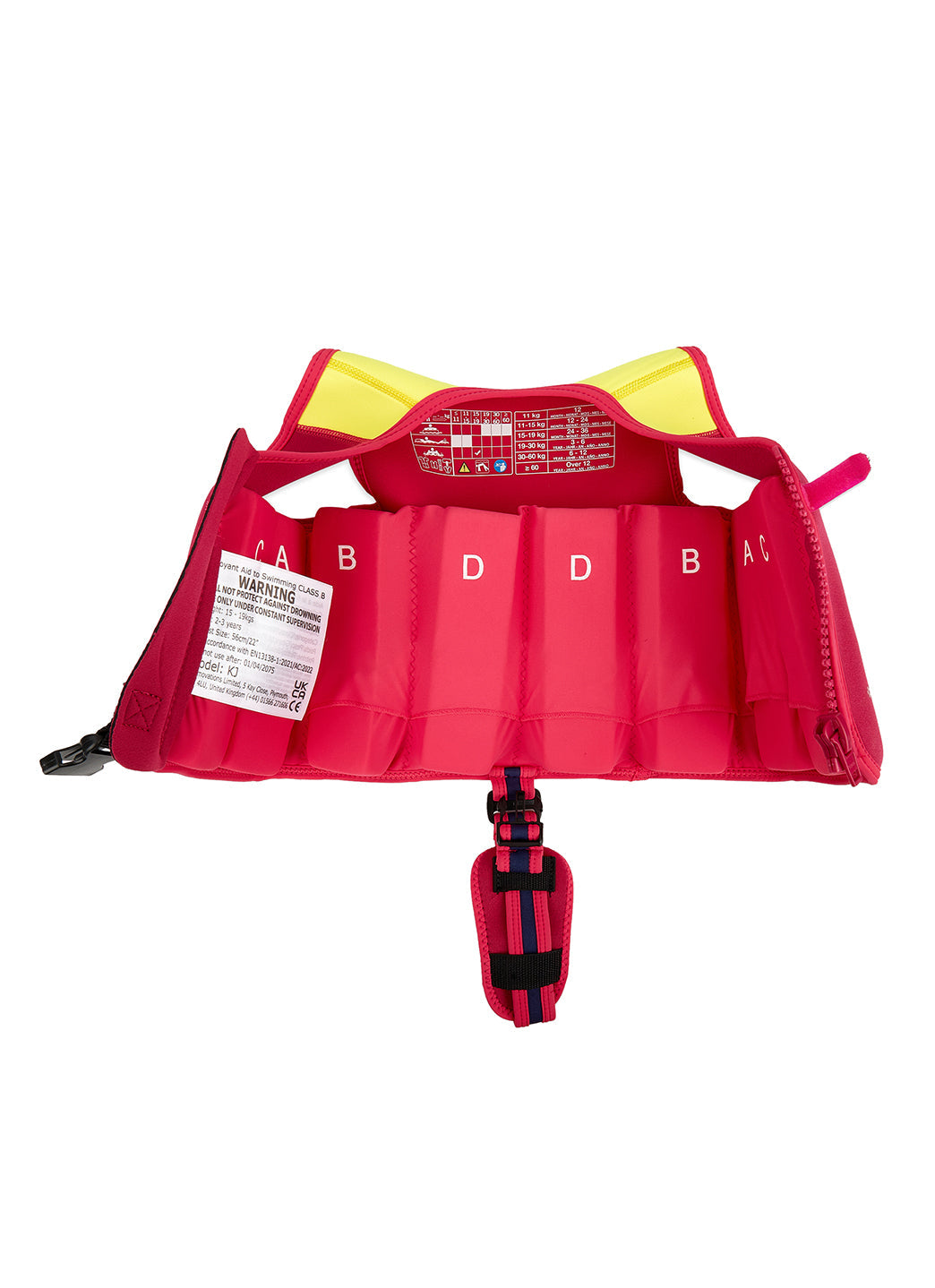 Konfidence Adjustable Buoyancy Swim Vest (Toddler, Little Kids, Big Kids)