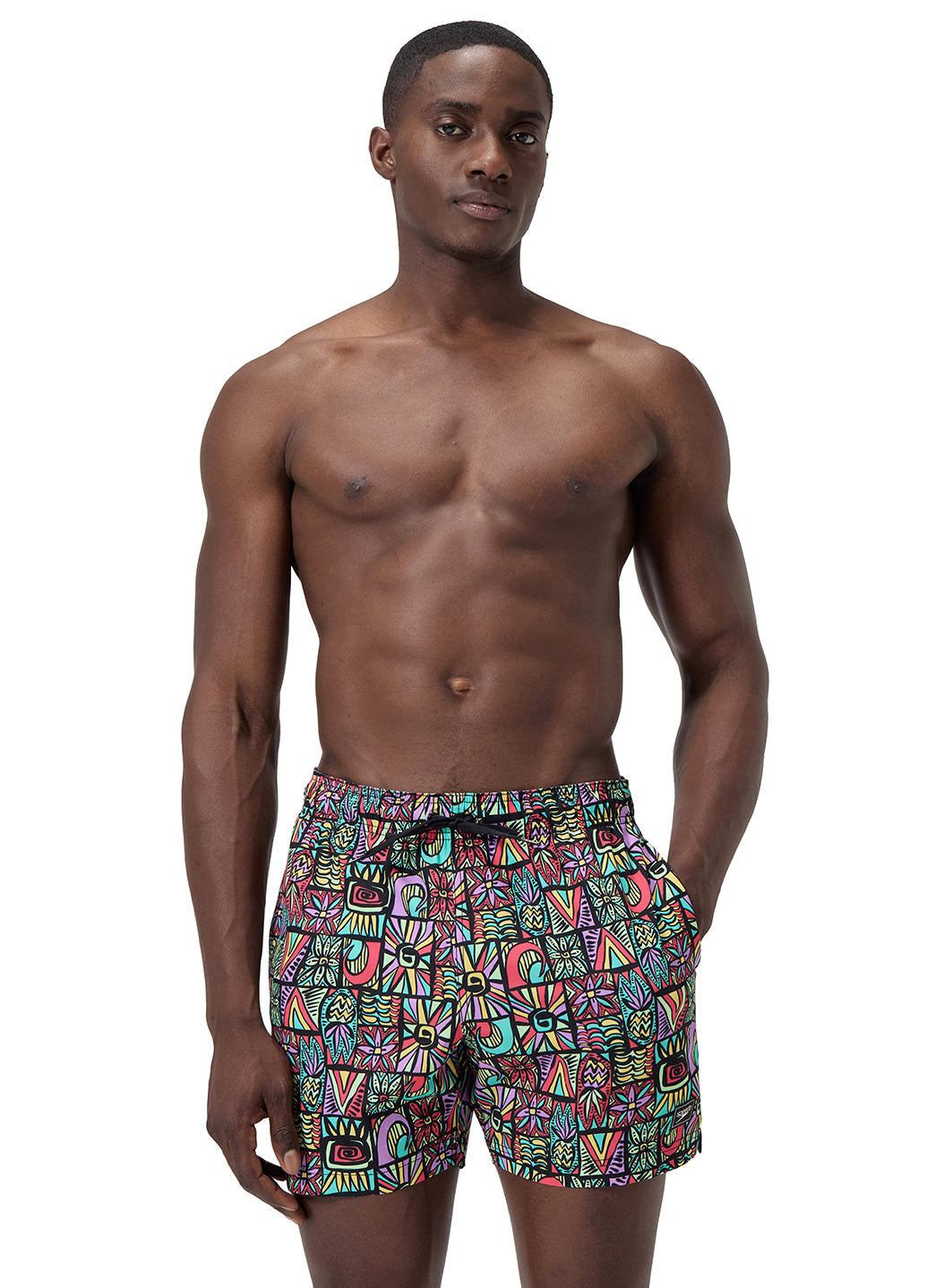 Speedo Men's 16" Print Redondo Edge Volley Swim Trunk