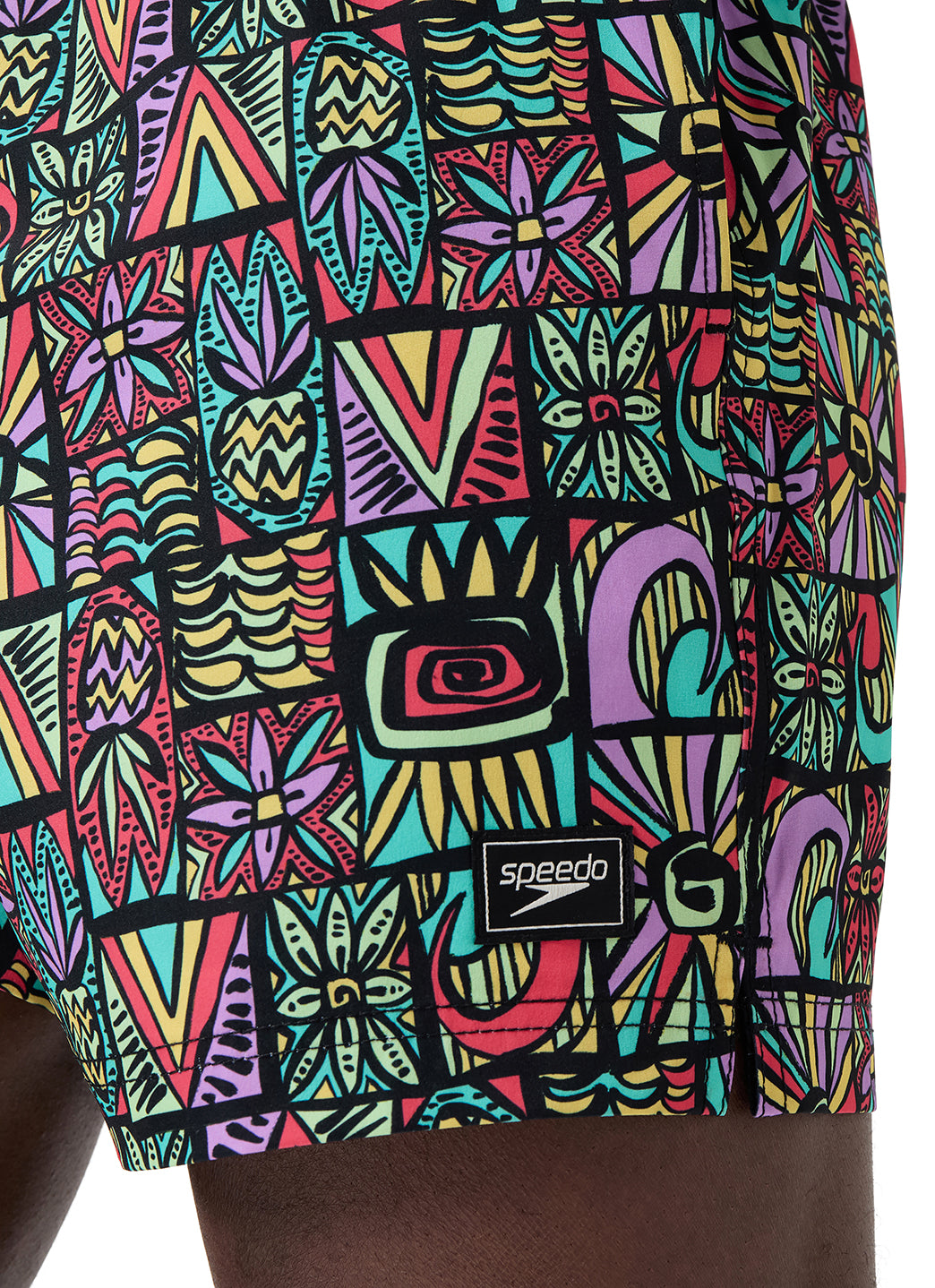 Speedo Men's 16" Print Redondo Edge Volley Swim Trunk