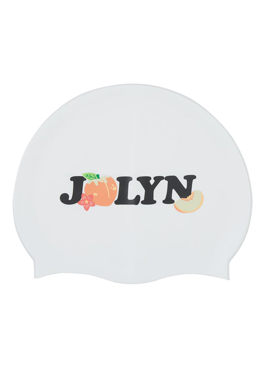 JOLYN Peach Silicone Swim Cap