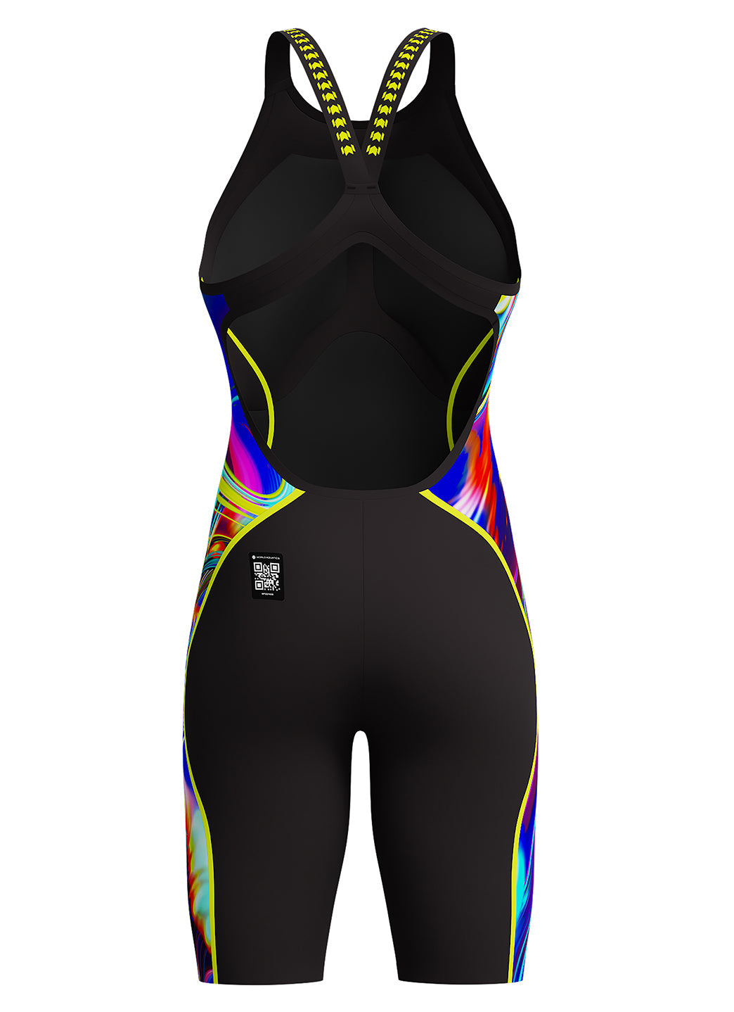 Speedo Women's Printed LZR Intent 2.0 Open Back Kneeskin Tech Suit Swimsuit
