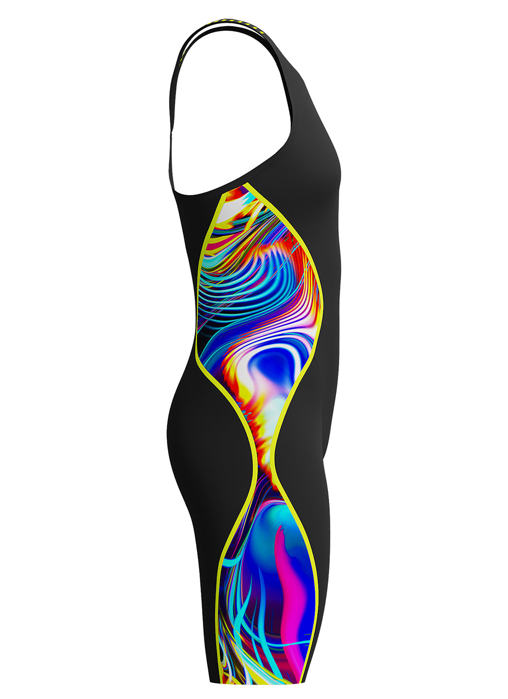 Speedo Women's Printed LZR Intent 2.0 Closed Back Kneeskin Tech Suit Swimsuit