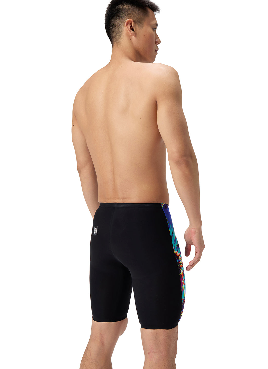 Speedo Men's Printed LZR Valor 2.0 High Waist Jammer Tech Suit Swimsuit