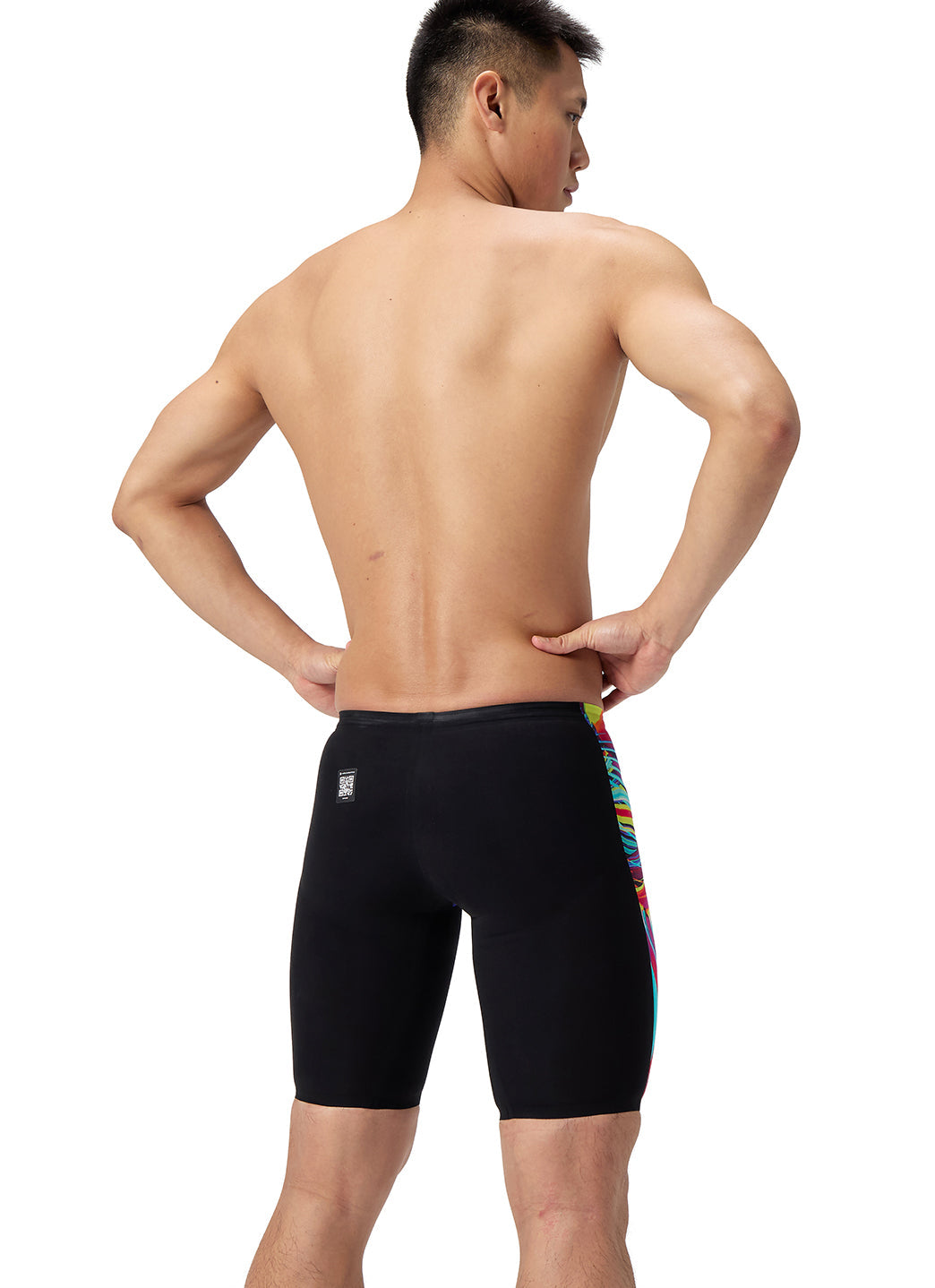 Speedo Men's Printed LZR Valor 2.0 Jammer Tech Suit Swimsuit