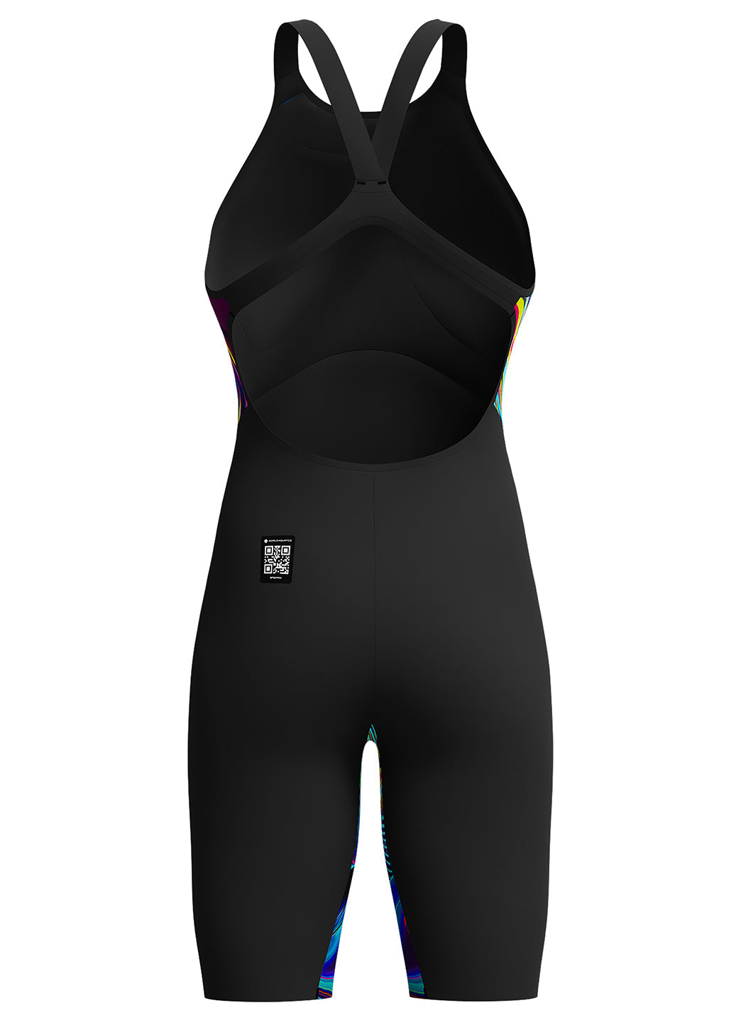 Speedo Women's Printed LZR Valor 2.0 Open Back Tech Suit Swimsuit